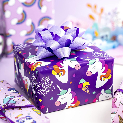 Hoja De Papel De Envoltura De Cumpleaños Envolvente - 12 Sáb