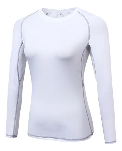 Blusa manga larga deportiva mujer sales