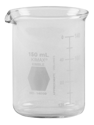 Imagen 1 de 1 de Vaso Precipitado 150 Ml Kimax