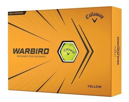 Pelotas Golf Callaway Warbird - Caja X 12 - Am Color Amarillo