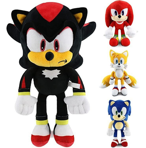 Boneca Sonic De Personagem De Desenho Animado De 4 Peças