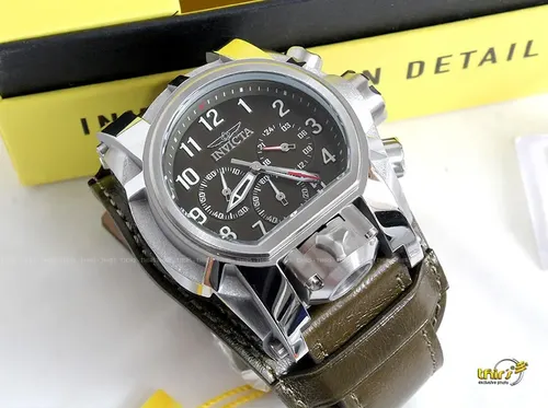 Invicta Bolt Zeus Magnum 34581 52mm Original Couro | MercadoLivre