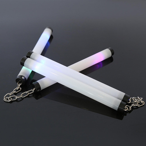 Nunchakus Iluminados, Nunchakus De Led Coloridos, 28 Cm, 2