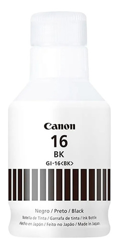 Tinta Canon Gi-16 Negra Original 170ml Gx6010 Gx7010 Gx5010