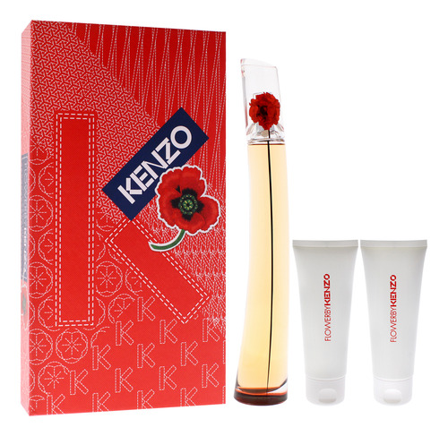 Set De Regalo Perfume Kenzo Flower Edp De 100 Ml Para Mujer
