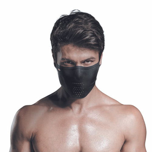 Mascara Deportiva Tejido Ultrafino Sin Cuello N1s - Negra