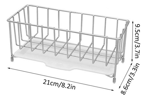 Zlj Estante Esponja Acero Inoxidable 304 Negro