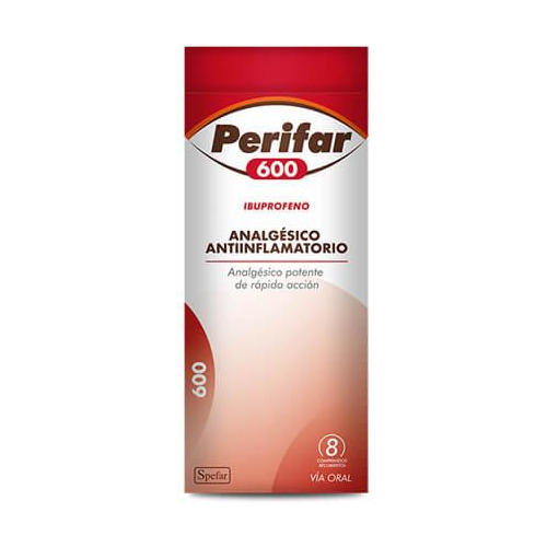 Perifar 600 Mg 8 Comprimidos