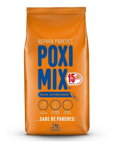 Poximix® Mezcla Adhesiva A Base De Cemento De Exterior 3 Kg