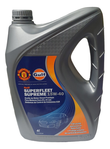 Aceite Multigrado Gulf 15w40 X 4lts 