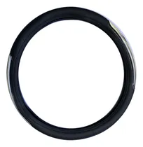 Comprar Cubre Volante Goma Para Autos Cuero Tunning Reflectivo Gris