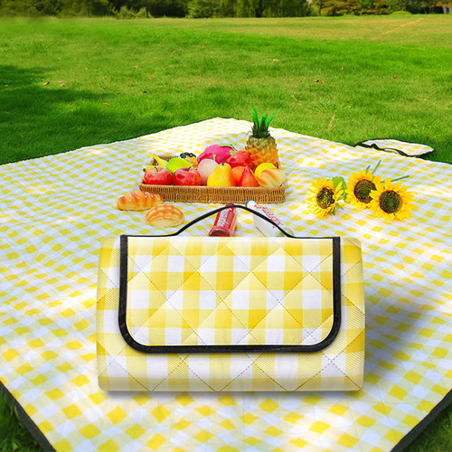 Manta De Picnic Manta Al Aire Libre 150x200cm Amarillo