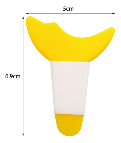 Plantillas De Delineador De Ojos De 6,9 Cm X 5 Cm Amarillo