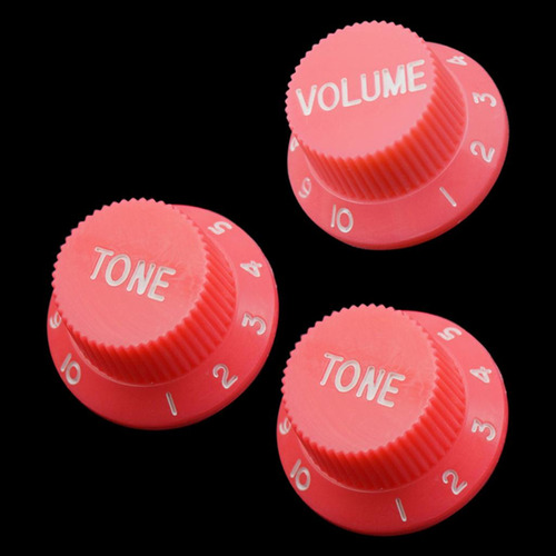 Botones De Control De 1 2 Tonos Para Eléctricas Sq Rosado
