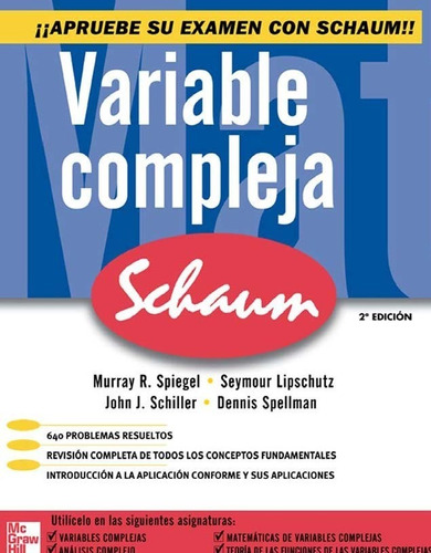 Variable Compleja 2° Ed. Spiegel-lipschutz-schiller-spellman