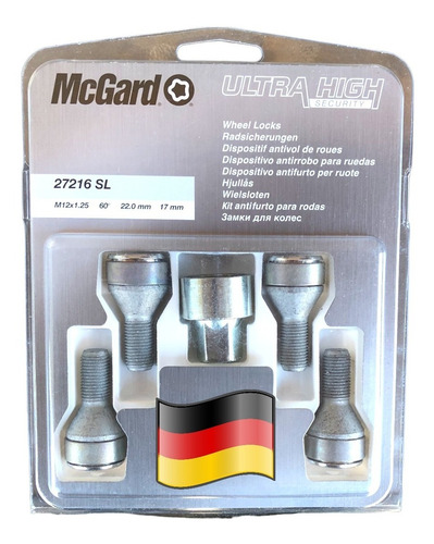 Tuerca Antirrobo Giratoria Strada Adventur 2009/2019 Mcgard