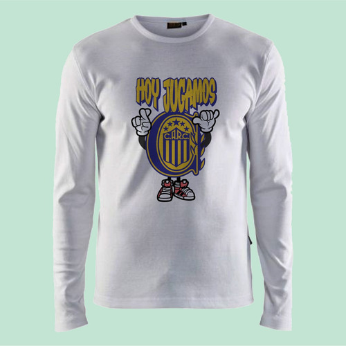 Remeras Manga Larga Rosario Central Adultos Termicas - 9001