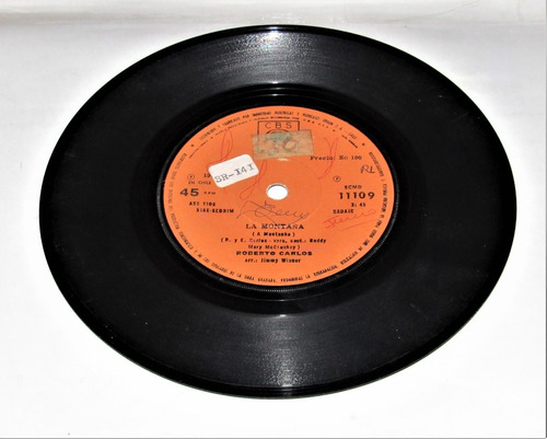 Vinilo Single Roberto Carlos La Montaña