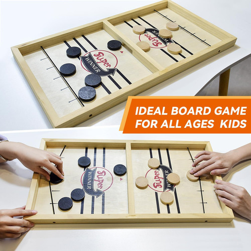 Juego Bakam Super Fast Sling Puck, Portatil De Hockey De ...