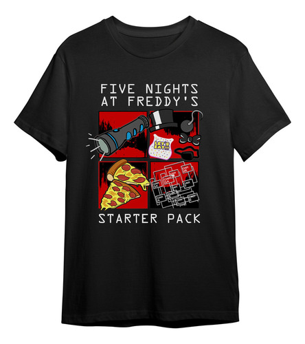 Cl Camiseta Unisex Fnaf Five Nights At Freddy's Starter Pack