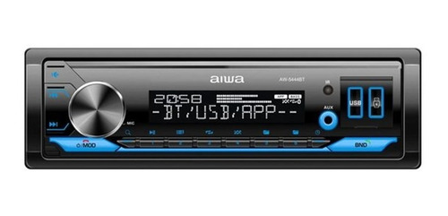 Radio Aiwa Aw-5444bt Desmontable 2usb Sd Bt Camaleón