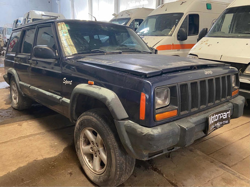 Jeep Cherokee Sport 4.0 4x4 No Chocada Motor Desarmado 08