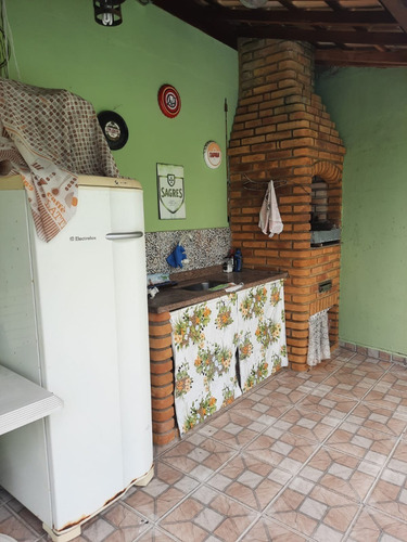 Imagem 5 de 22 de Casa Com Piscina, À 100 Metros Do Mar, No Bairro Cibratel 2 Em Itanhaém, Com Churrasqueira