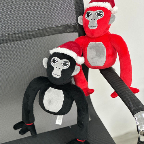 Gorilla Tag Gorro Navideño Peluche Gorila Multicolor 2pcs Color A