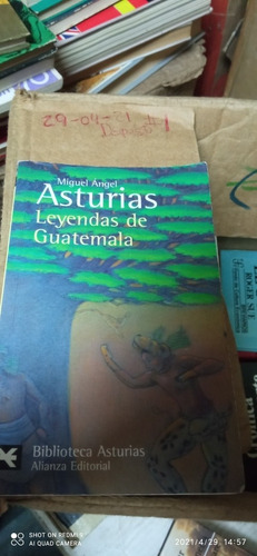 Libro Leyendas De Guatemala. Miguel Ángel Asturias