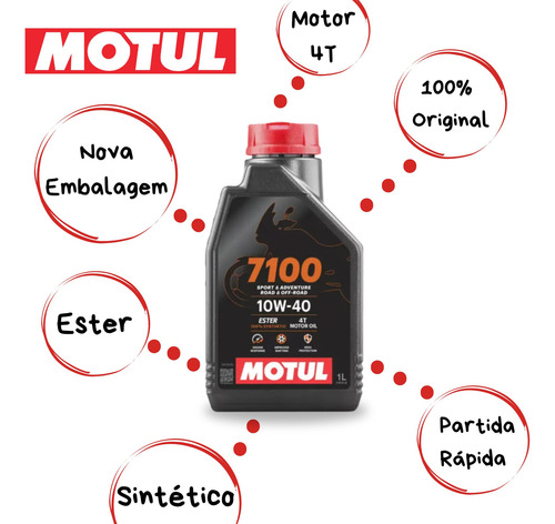 Troca De Óleo Z750 Z800 Z900 Motul 7100 10w40 + Filtro