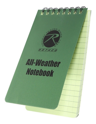 Imagen 1 de 5 de Libreta I Impermeable Para Uso Militar / Policial / Scout