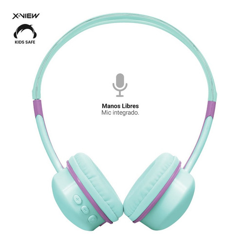 Imagen 4 de 9 de Auriculares Inalambricos Bluetooth Niños Kids Hp-k20