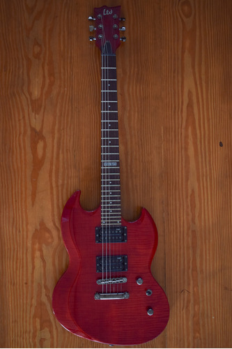 Guitarra Eléctrica Ltd Modelo Sg Viper-100fm + Regalo