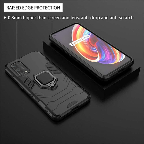 Funda Uso Rudo Carcasa Para Oneplus Nord Ce 3 Lite +mica Negro Oneplus Nord Ce 3 Lite