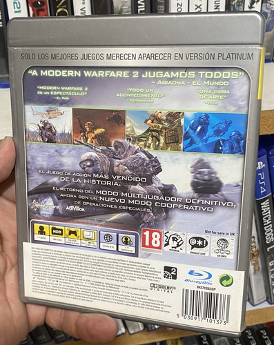 Moder Warfare 2 Ed.especial Em Espanhol C/poster Duplo Ps3 (Usado)