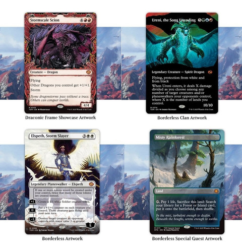 Juego de cartas coleccionables Magic de 9 mazos con 166 cartas Tarkir DragonStorm 2025