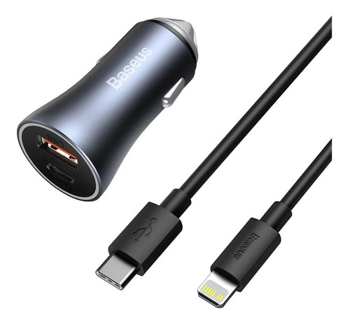 Carregador Baseus Black Friday carregador baseus carregador veicular turbo carregador celular carregador de celular veicular carregador turbo iphone carregador usb usb + usb tipo c