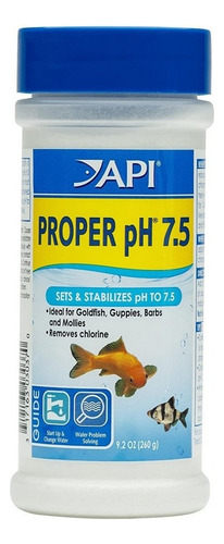 Api Proper Ph 7.5 260g Tamponador De Água Doce Para Aquários