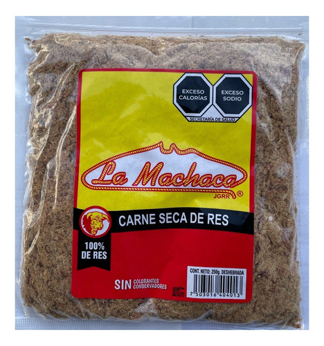 Carne Seca De Res La Machaca (deshebrada)250gr. Envio Gratis