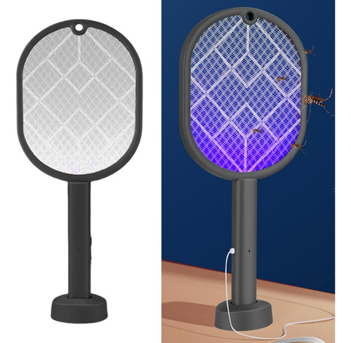 Mosquitos Trap Lamp & Fly Killer 3000v Potente Carga Gris
