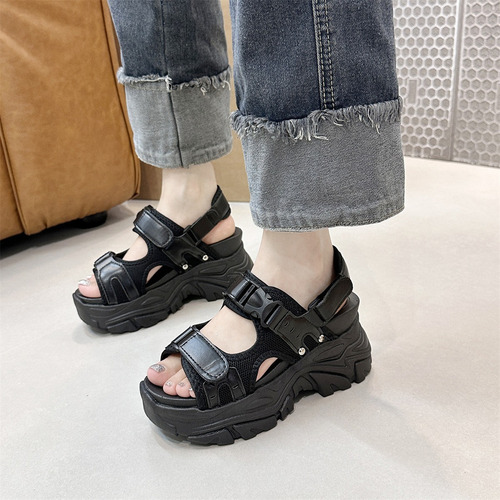 Sandalias Para Mujer Zapatos De Cómodas Plataforma Deportes
