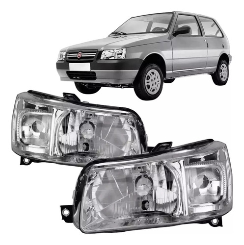 Juego De Opticas Fiat Uno Fire 2005 2006 2008 2009 2010 