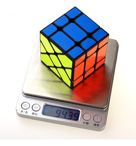 Cubo Mágico Fisher V2 3x3x3 Negro Velocidad Color De La Estructura