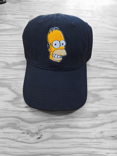 Gorra Los Simpson Bart Homero Bordada Cachucha Ajustable Homero Único