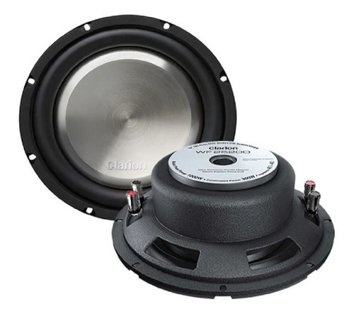 Subwoofer Plano Clarion 10 Pulgadas Wf2520d 1000w Max Color Negro