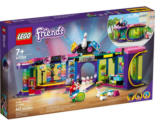 Kit De Construcción Lego Friends Roller Disco Arcade 41708 Cantidad de piezas 642