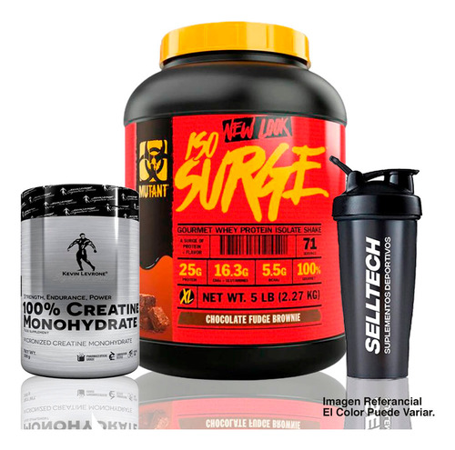 Pack Iso Surge 5 Lb Chocolate+creatina Kevin Levrone 300gr