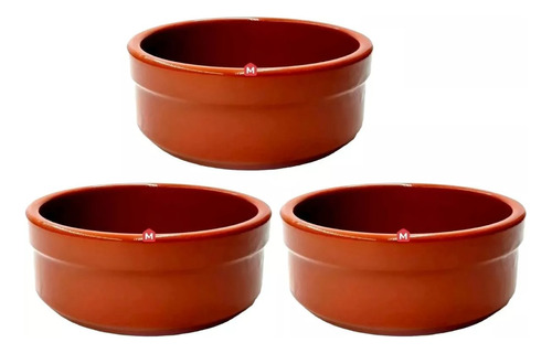 Set X6 Cazuela Esmaltada 14cm Locro Guiso Horno Terrina Blum