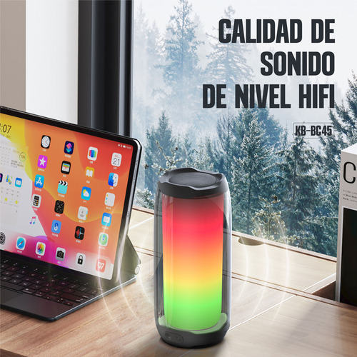 Parlante Bluetooth Pulse Pro 10hrs Kbod Kb-bc45