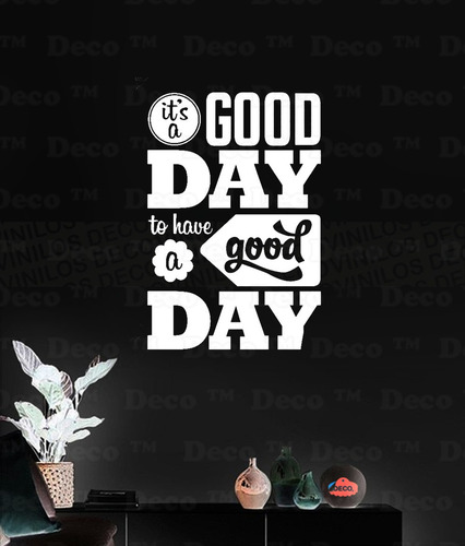 Vinilo Decorativo Personalizado Good Day